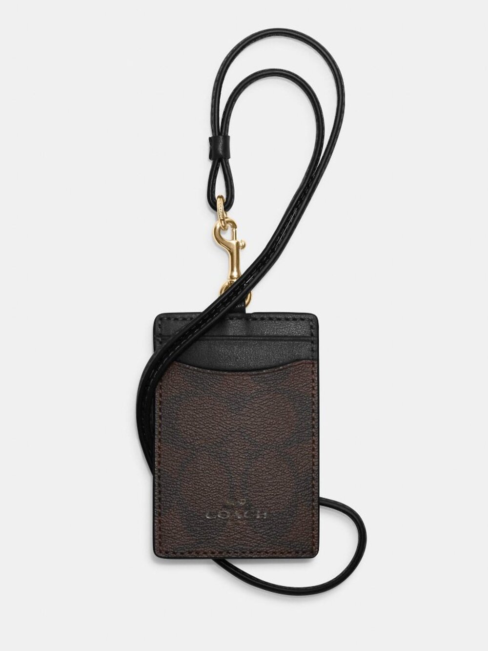 Coach Id Lanyard In Signature Canvas - Picture 3 of 3